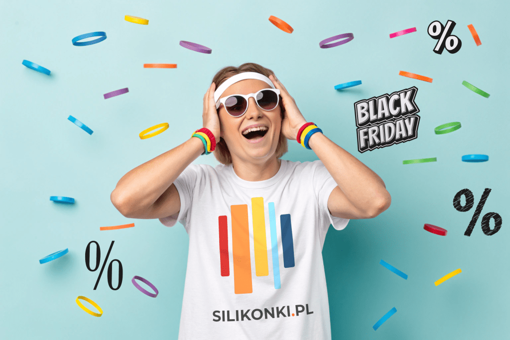 opaski silikonowe na black friday